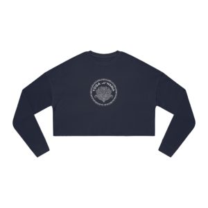 Yoga with Hania: Women's Cropped Sweatshirt