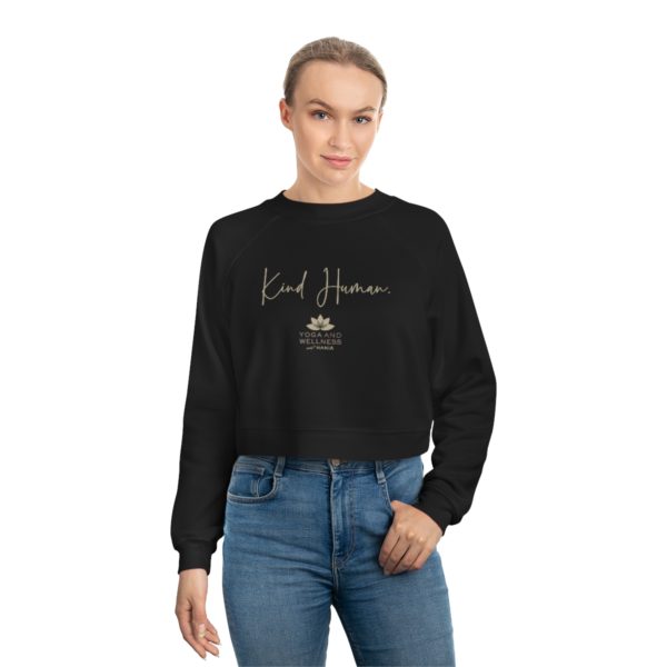 Kind Human Women's Cropped Fleece Pullover - Image 3