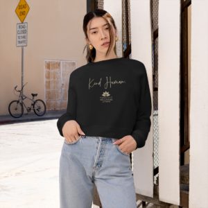 Kind Human Women's Cropped Fleece Pullover